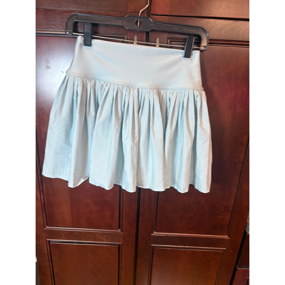 Alo Yoga Grand Slam Tennis Skirt Blue Pleated Activewear W6289R Medium
